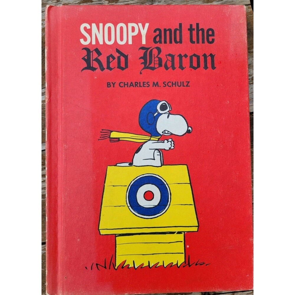Snoopy and the Red Baron Charles M. Schulz 1966 Vtg World War I Flying Ace HC